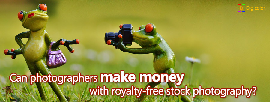 Can photographers make money with royalty-free stock photography?