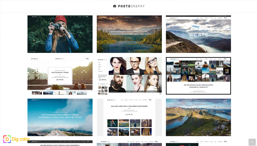 Photography wordpress photography theme